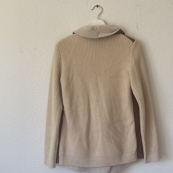 Moth Sherpa Moto Sweater Small - Picture 7 of 7